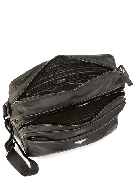 men prada crossbody bag|nylon messenger bag for men.